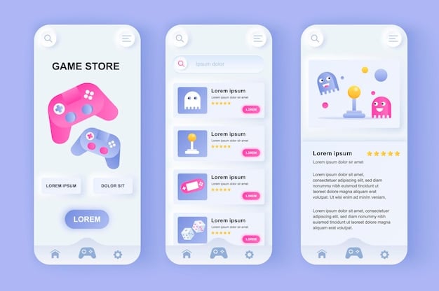 A screenshot of a mobile gaming subscription service interface, showcasing a variety of game titles with different genres, along with subscription benefits listed such as ad-free gaming, exclusive content, and new releases.
