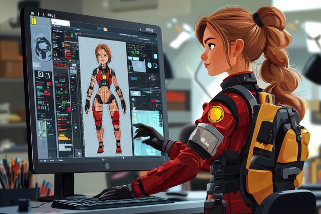 A screenshot showcasing the advanced graphics and detailed character customization options available in a highly anticipated mobile RPG of 2025. The image highlights realistic lighting, intricate armor designs, and a user interface optimized for touch controls.