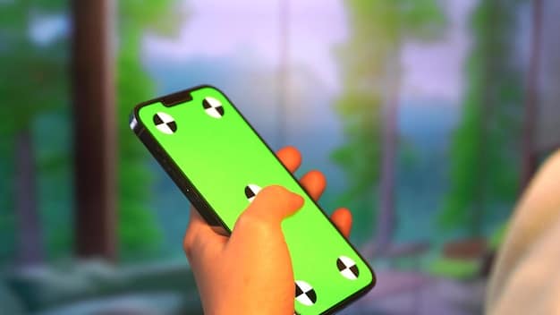A close-up shot of a smartphone screen showing a popular hypercasual game with simple graphics and intuitive touch controls. The game features colorful visuals and a fast-paced gameplay loop, illustrating the key elements that make hypercasual games so appealing to a wide audience.