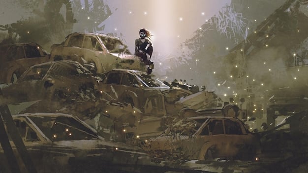 Screenshot of Call of Duty: Mobile gameplay featuring a player character in a firefight in a detailed urban environment, with explosions and gunfire effects visible.