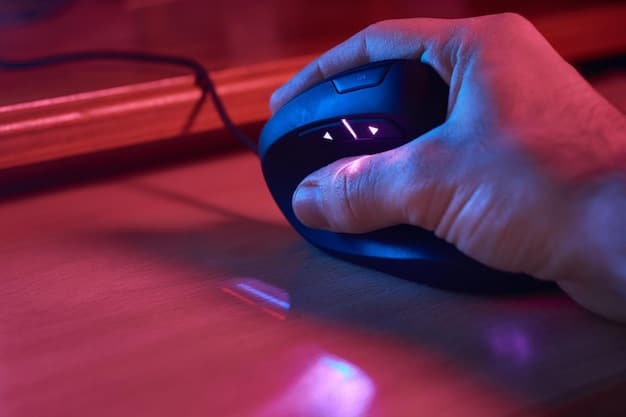 Close-up shot of a player's hands intensely maneuvering a mouse and keyboard during a crucial moment in a CS:GO match. The player's face is partially visible, showing intense concentration.