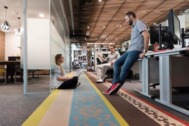 An interior shot of an esports training facility's fitness center, showing players engaged in physical exercises under the supervision of a trainer. The scene underscores the importance of physical health in esports performance.